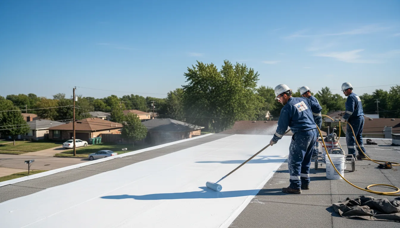 Commercial roof coating in Louisiana, MO near me
